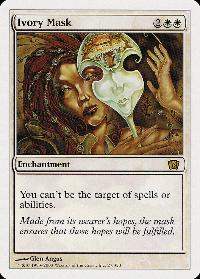 Ivory Mask (27) [Eighth Edition] | Odin's Place