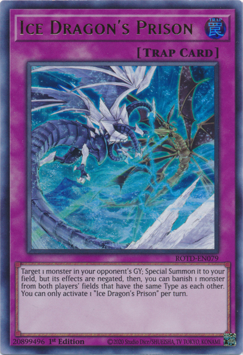 Ice Dragon's Prison [ROTD-EN079] Ultra Rare | Odin's Place