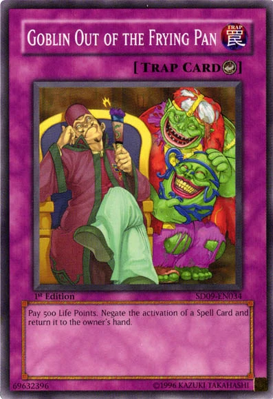 Goblin Out of the Frying Pan [SD09-EN034] Common | Odin's Place