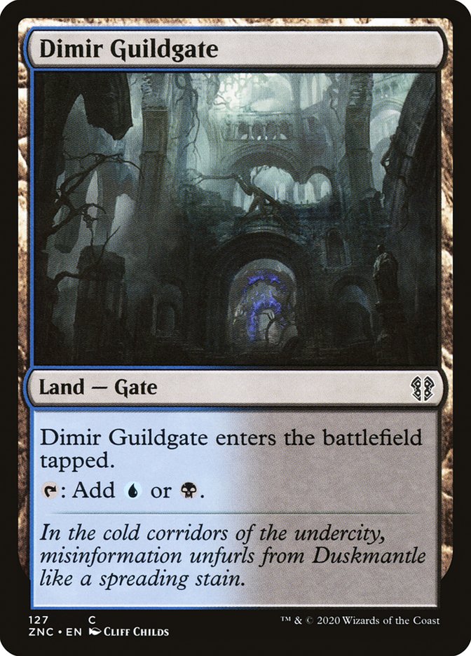 Dimir Guildgate [Zendikar Rising Commander] | Odin's Place