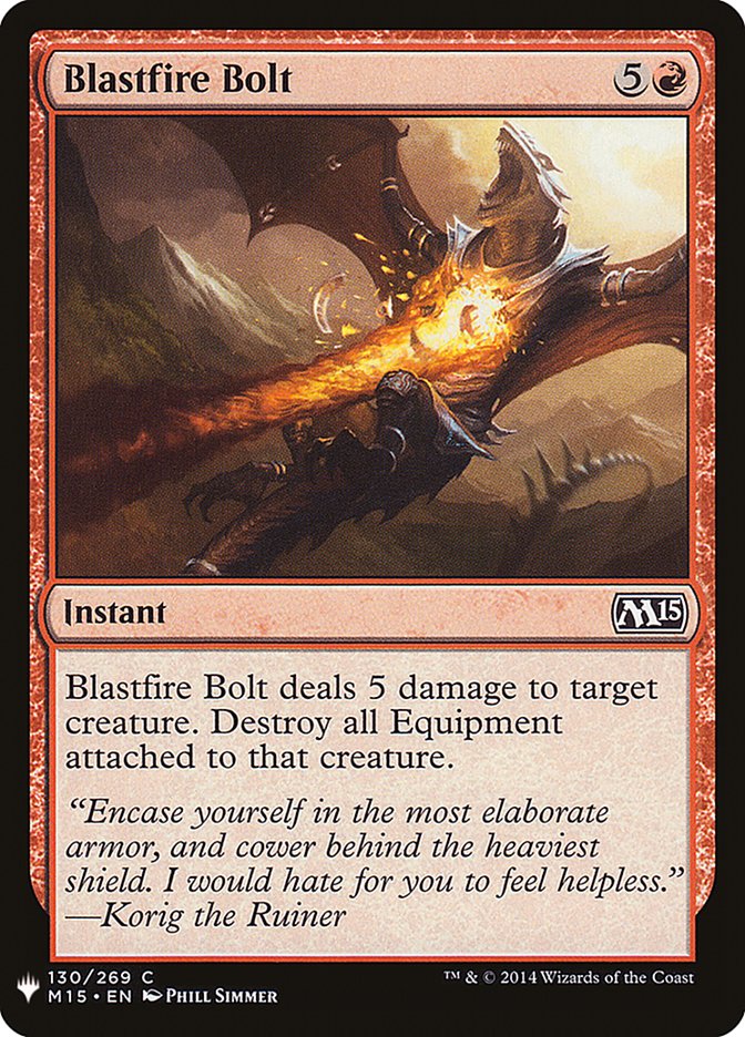 Blastfire Bolt [Mystery Booster] | Odin's Place