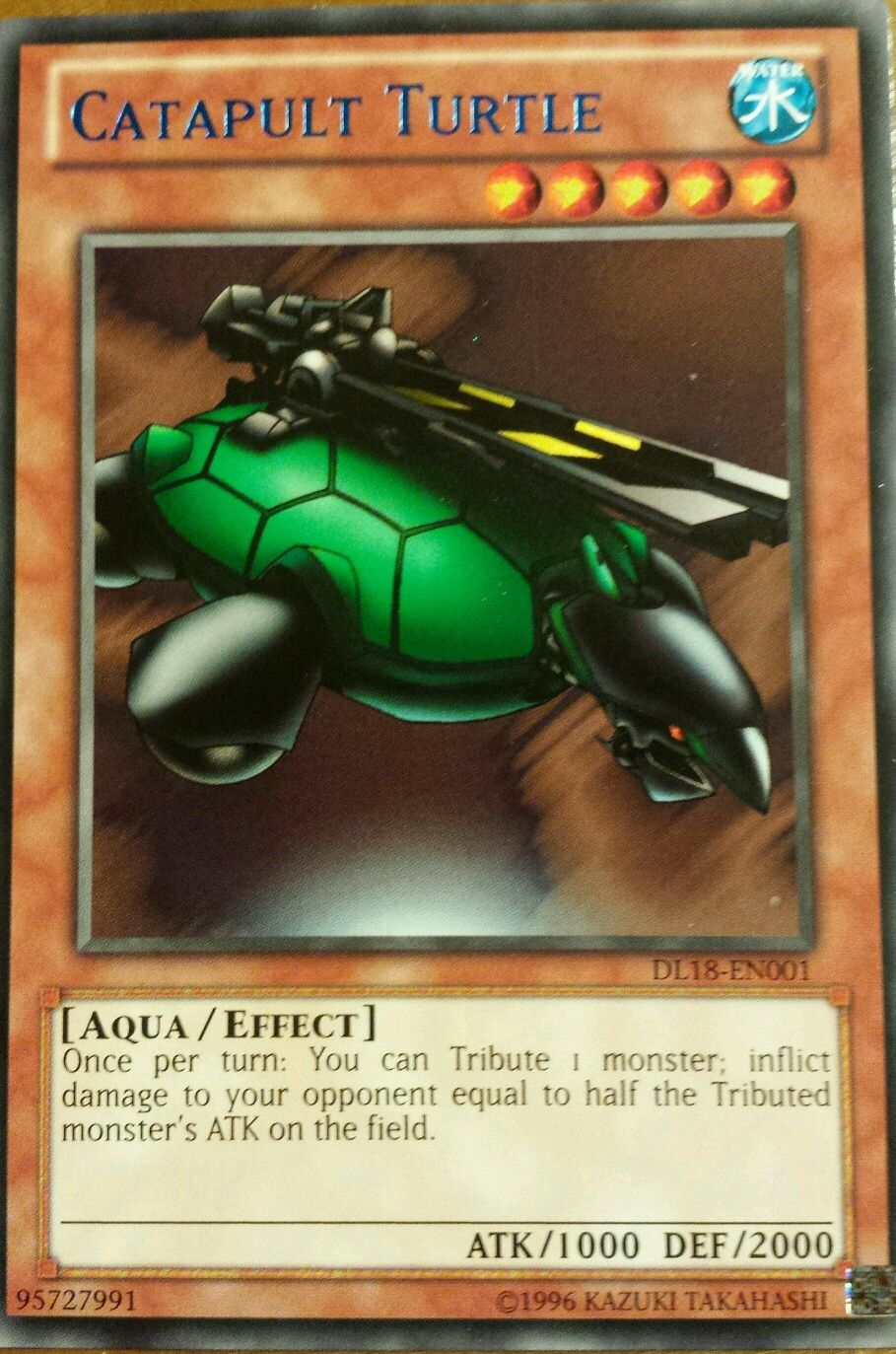Catapult Turtle (Blue) [DL18-EN001] Rare | Odin's Place
