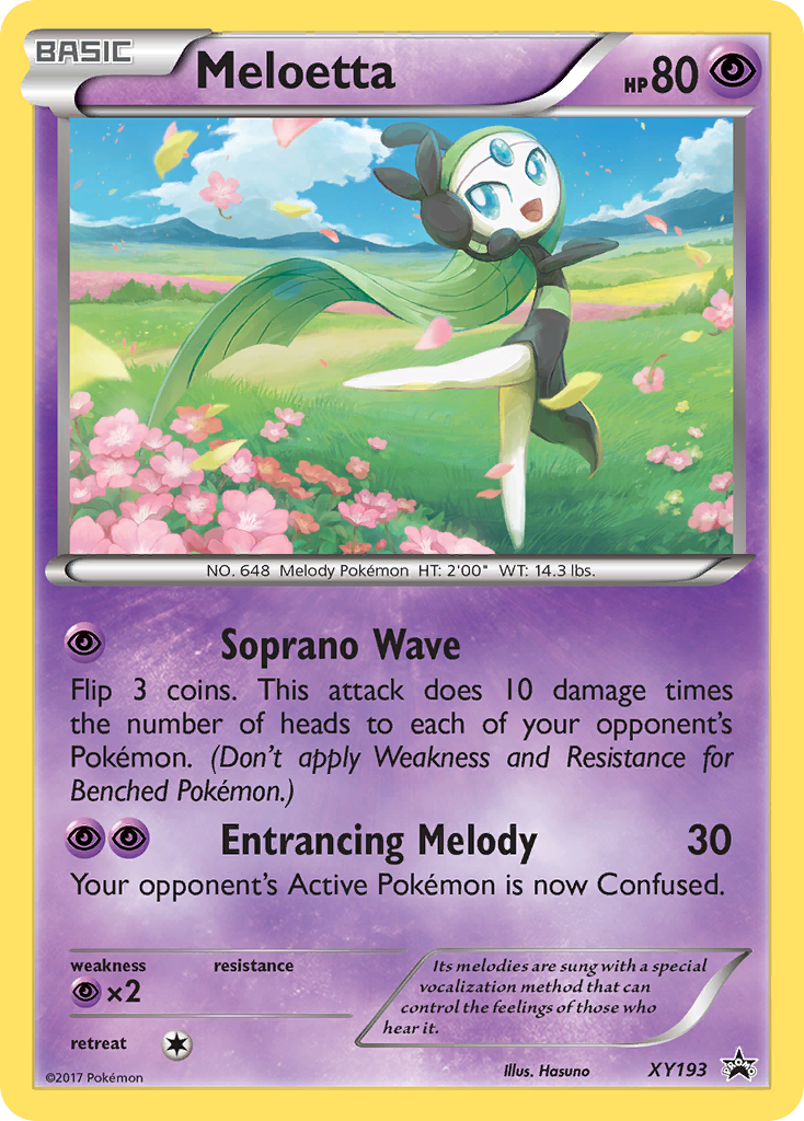 Meloetta (XY193) [XY: Black Star Promos] | Odin's Place