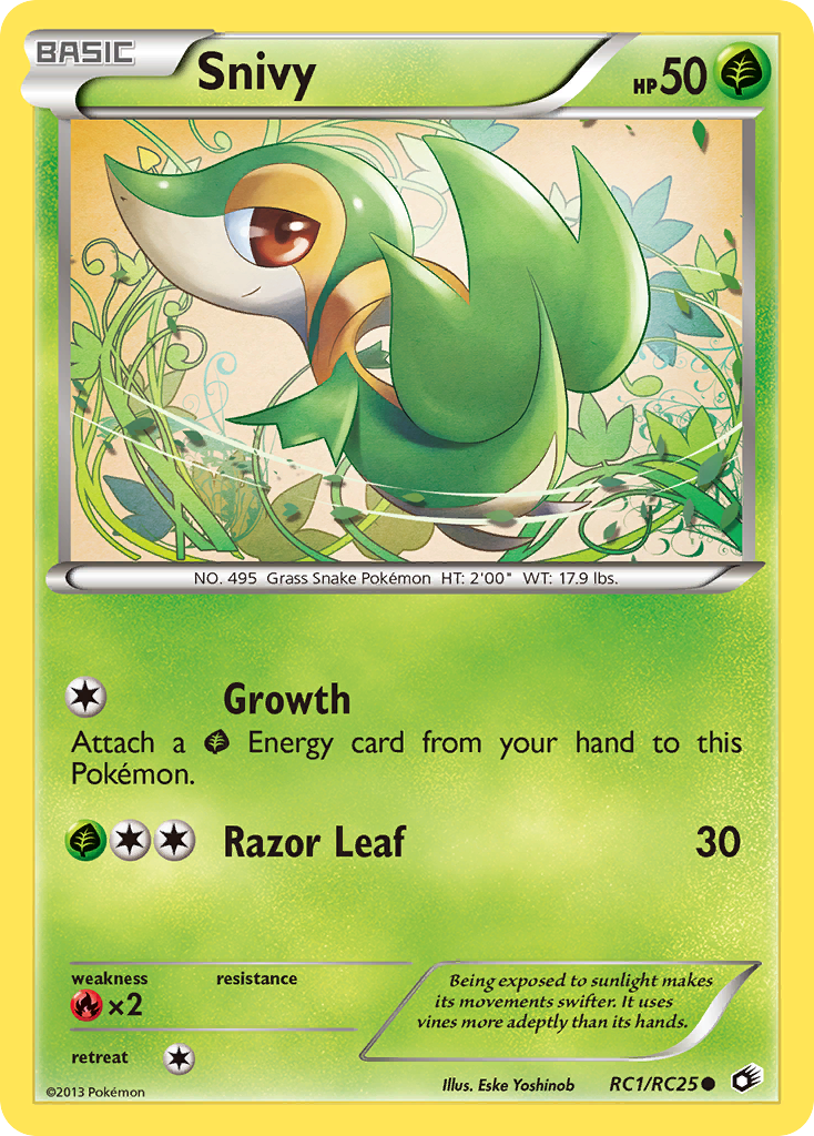 Snivy (RC1/RC25) [Black & White: Legendary Treasures] | Odin's Place
