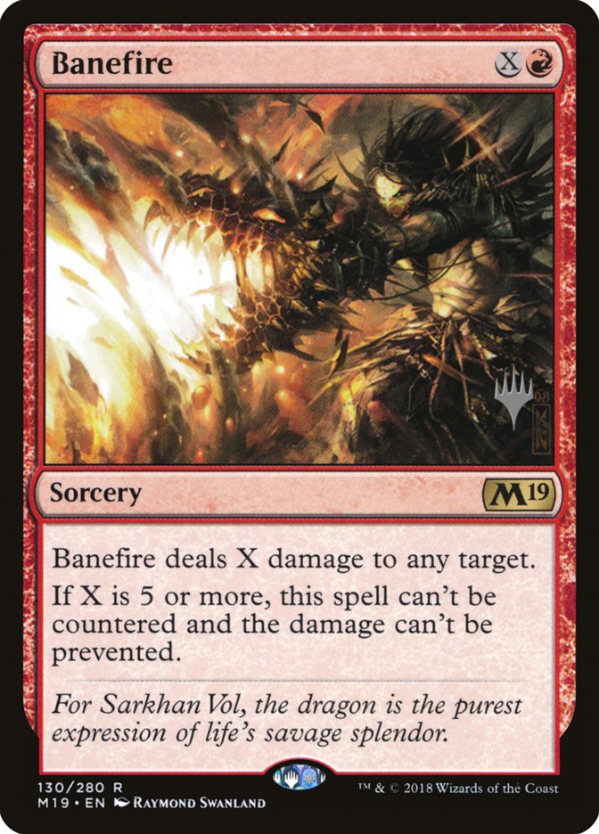 Banefire (Promo Pack) [Core Set 2019 Promos] | Odin's Place