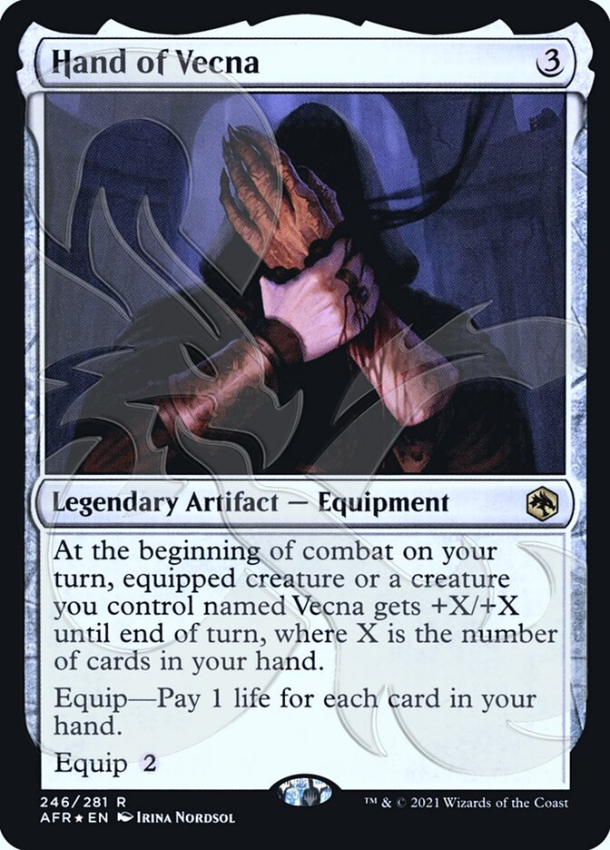 Hand of Vecna (Ampersand Promo) [Dungeons & Dragons: Adventures in the Forgotten Realms Promos] | Odin's Place
