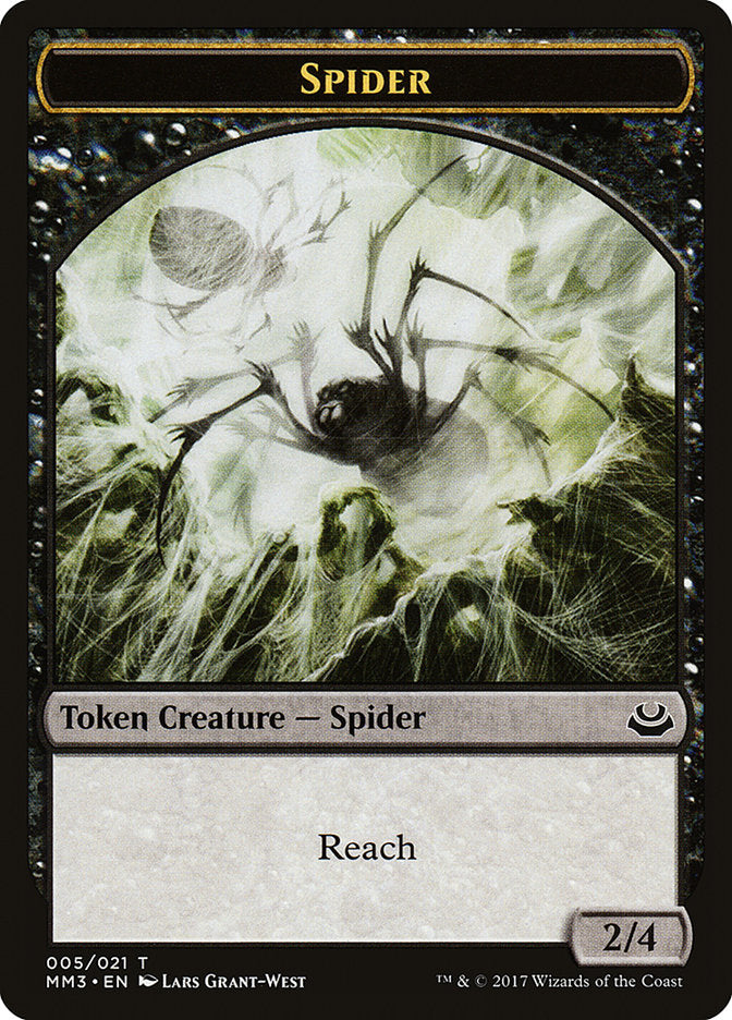 Spider Token (5) [Modern Masters 2017 Tokens] | Odin's Place