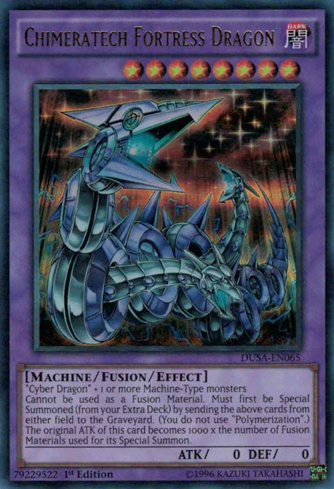 Chimeratech Fortress Dragon [DUSA-EN065] Ultra Rare | Odin's Place
