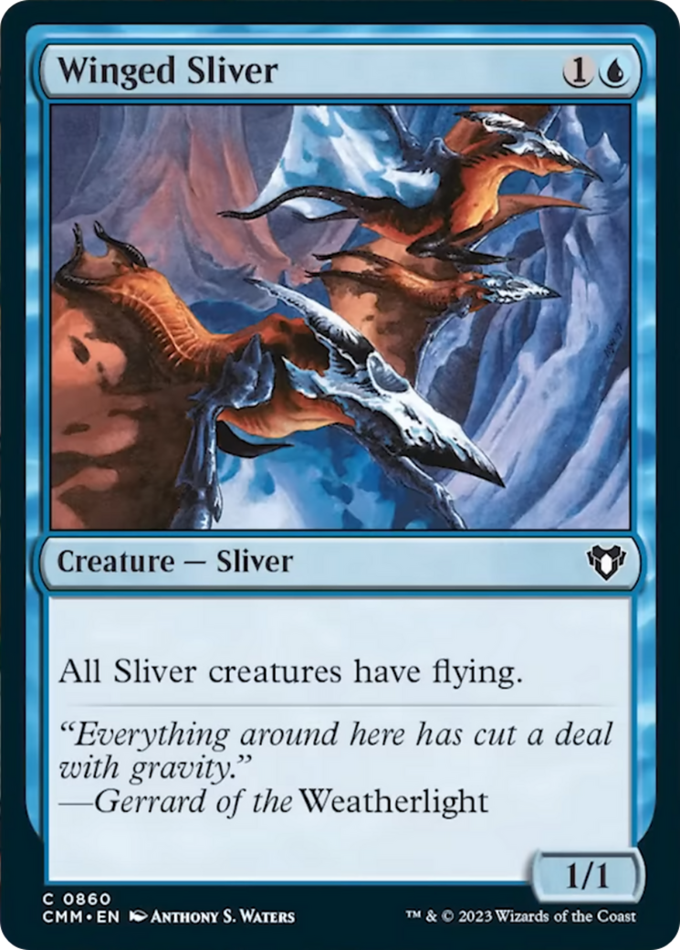 Winged Sliver [Commander Masters] | Odin's Place