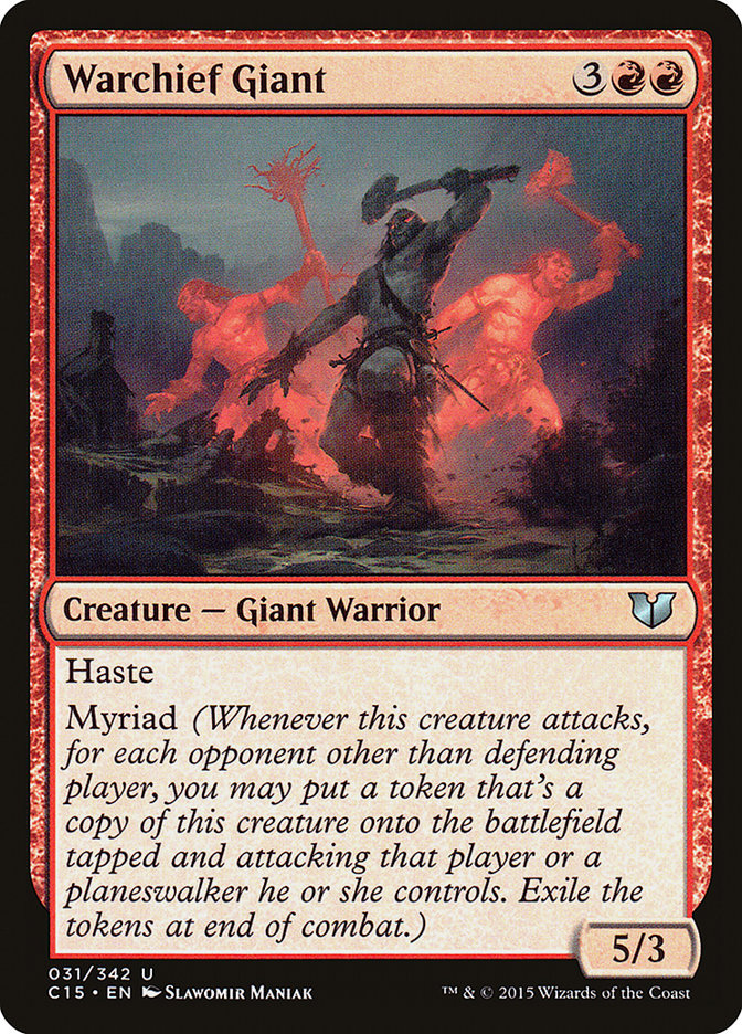 Warchief Giant (31) [Commander 2015] | Odin's Place