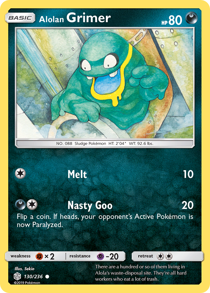 Alolan Grimer (130/236) [Sun & Moon: Cosmic Eclipse] | Odin's Place