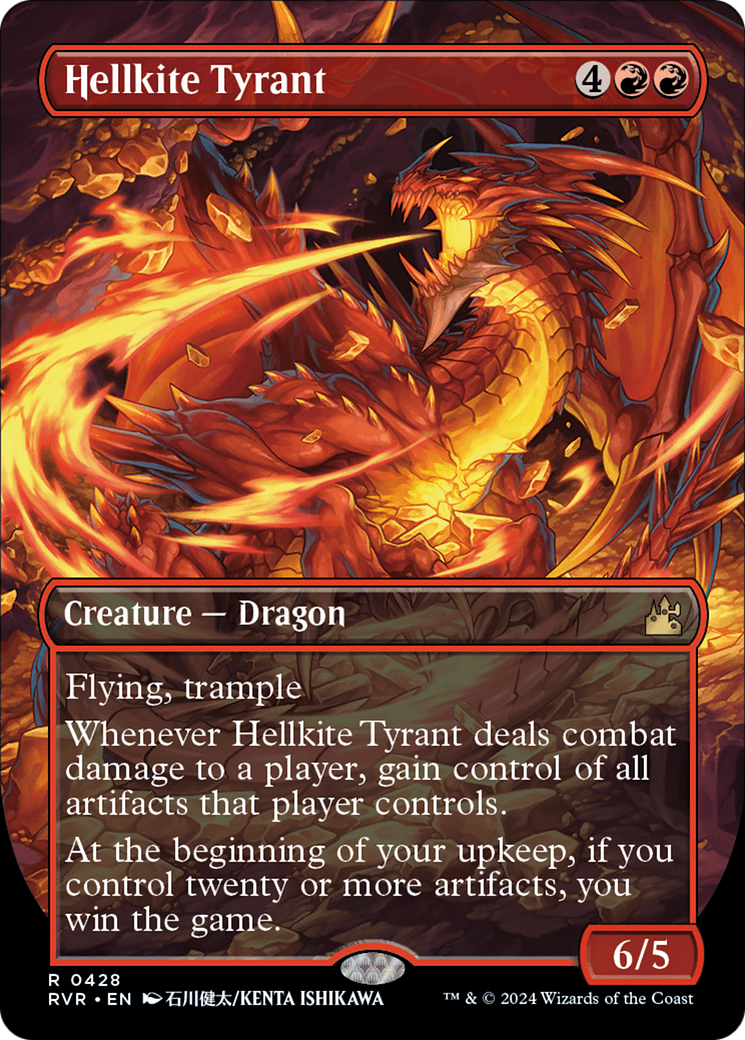 Hellkite Tyrant (Anime Borderless) [Ravnica Remastered] | Odin's Place
