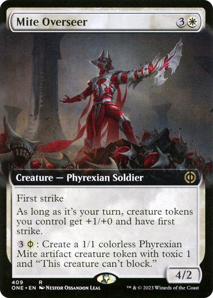 Mite Overseer (Extended Art) [Phyrexia: All Will Be One] | Odin's Place