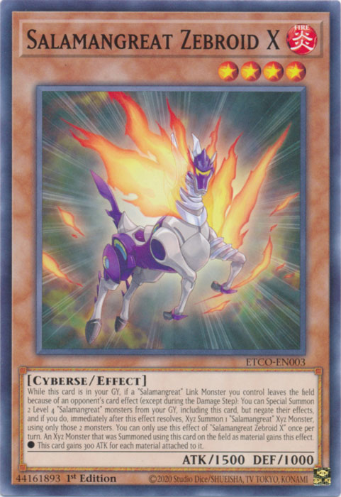 Salamangreat Zebroid X [ETCO-EN003] Common | Odin's Place