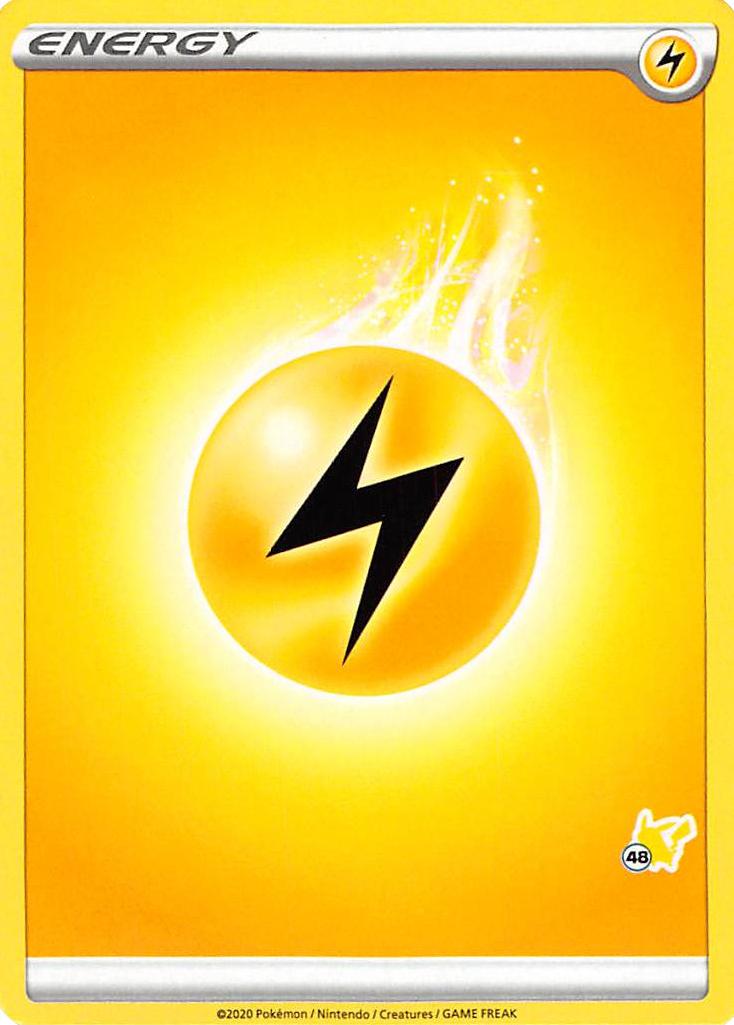 Lightning Energy (Pikachu Stamp #48) [Battle Academy 2022] | Odin's Place