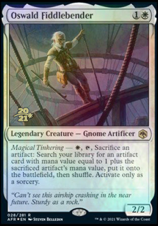 Oswald Fiddlebender [Dungeons & Dragons: Adventures in the Forgotten Realms Prerelease Promos] | Odin's Place