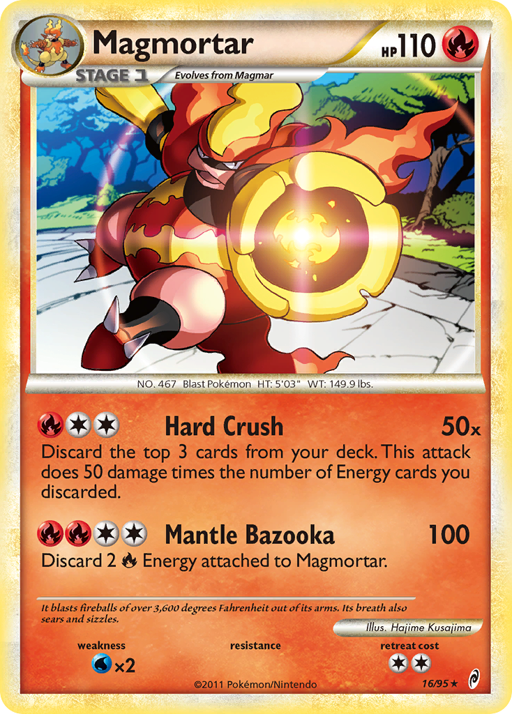 Magmortar (16/95) [HeartGold & SoulSilver: Call of Legends] | Odin's Place