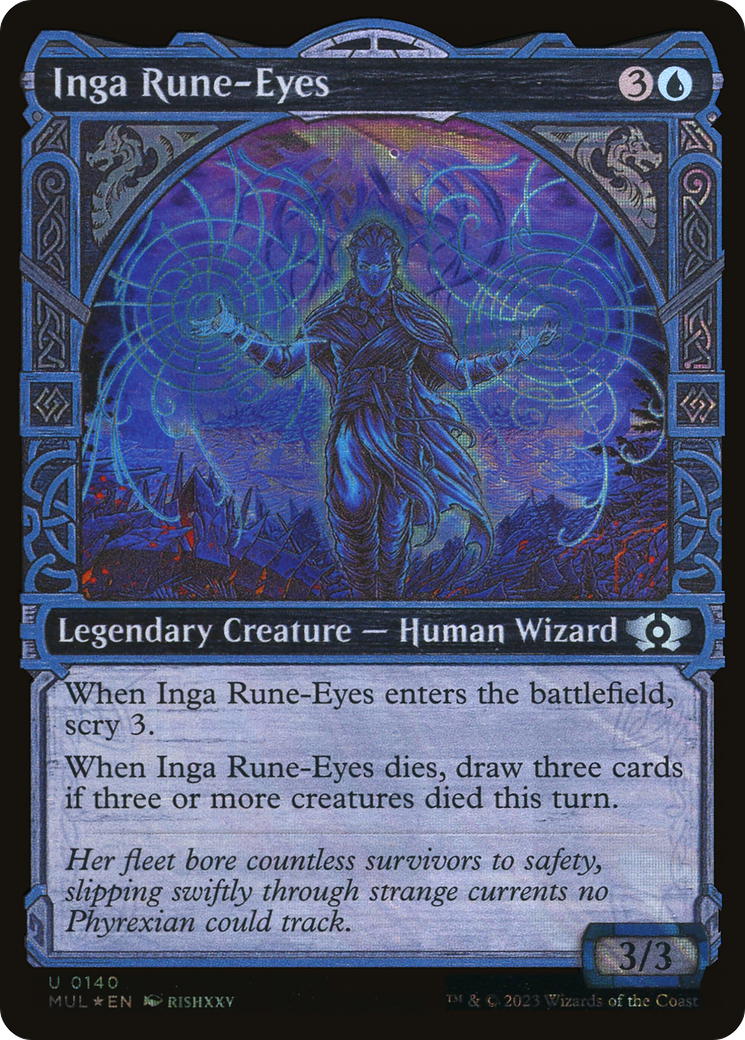 Inga Rune-Eyes (Halo Foil) [Multiverse Legends] | Odin's Place