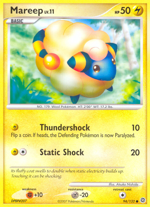 Mareep (94/132) [Diamond & Pearl: Secret Wonders] | Odin's Place