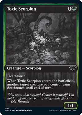 Toxic Scorpion [Innistrad: Double Feature] | Odin's Place