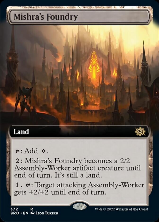 Mishra's Foundry (Extended Art) [The Brothers' War] | Odin's Place