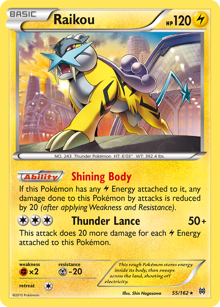 Raikou (55/162) [XY: BREAKthrough] | Odin's Place
