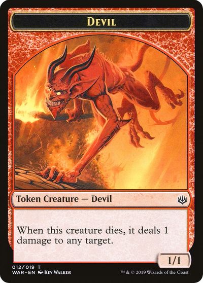 Devil // Satyr Double-Sided Token [Challenger Decks 2020 Tokens] | Odin's Place