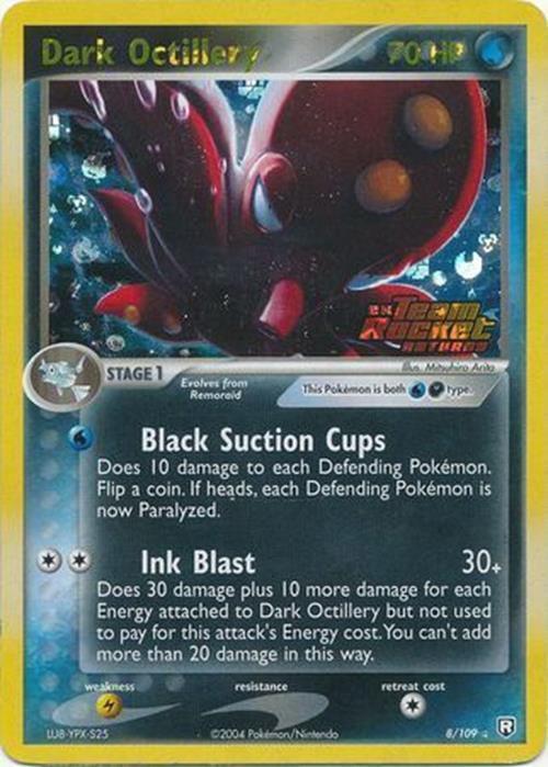 Dark Octillery (8/109) (Stamped) [EX: Team Rocket Returns] | Odin's Place