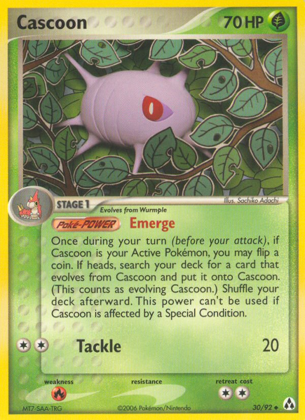Cascoon (30/92) [EX: Legend Maker] | Odin's Place
