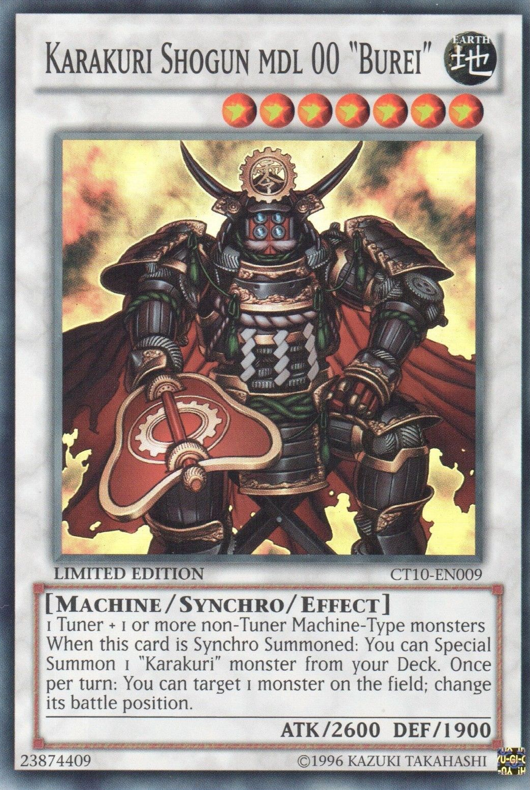 Karakuri Shogun mdl 00 "Burei" [CT10-EN009] Super Rare | Odin's Place