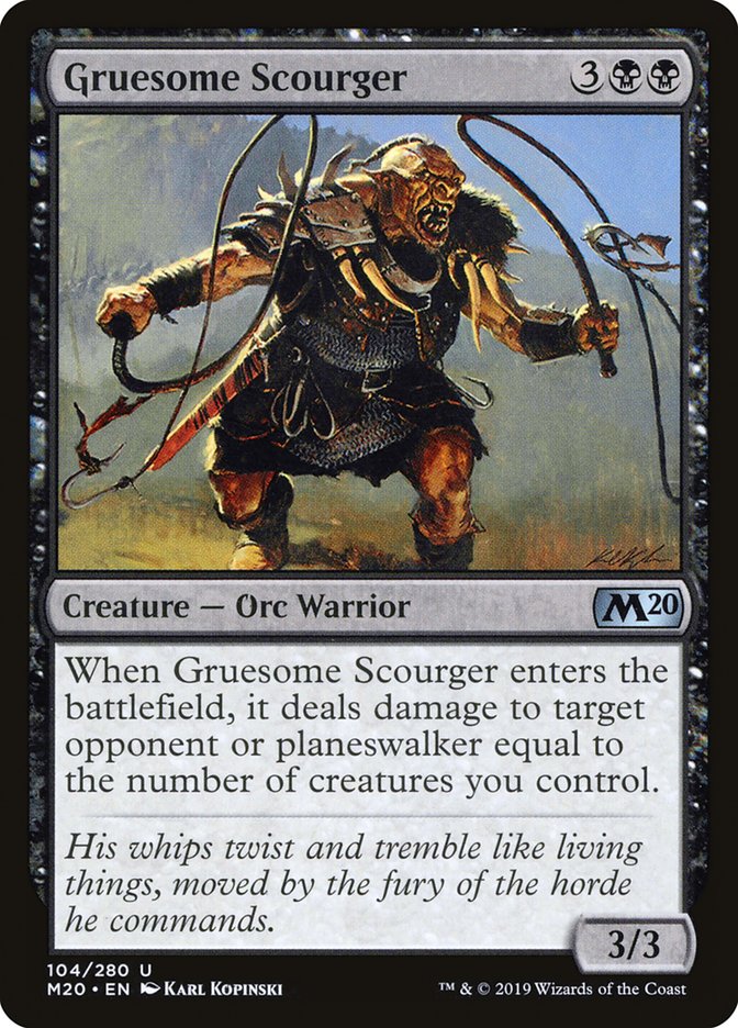 Gruesome Scourger [Core Set 2020] | Odin's Place