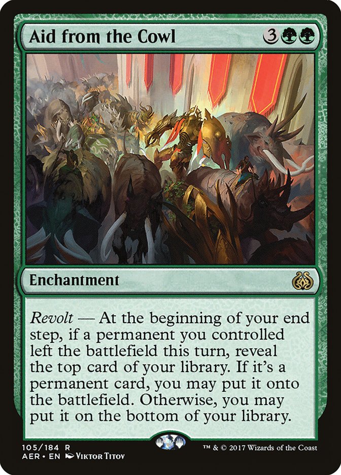 Aid from the Cowl (105) [Aether Revolt] | Odin's Place