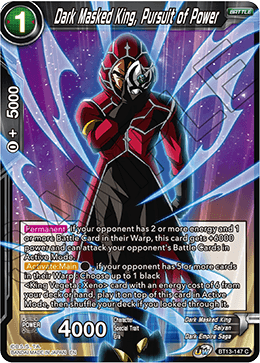 Dark Masked King, Pursuit of Power (Common) (BT13-147) [Supreme Rivalry] | Odin's Place