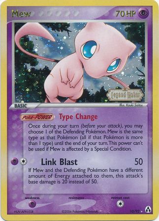 Mew (10/92) (Stamped) [EX: Legend Maker] | Odin's Place