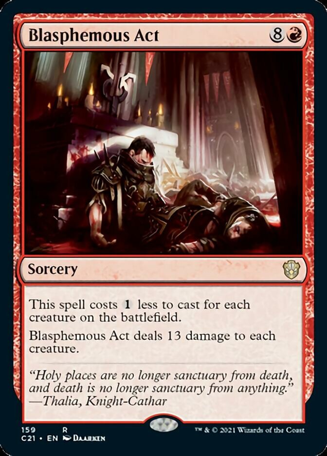 Blasphemous Act [Commander 2021] | Odin's Place