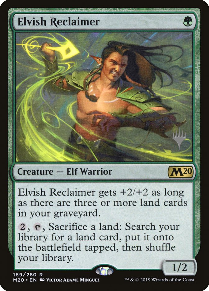 Elvish Reclaimer (Promo Pack) [Core Set 2020 Promos] | Odin's Place