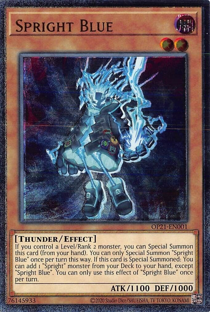 Spright Blue [OP21-EN001] Ultimate Rare | Odin's Place