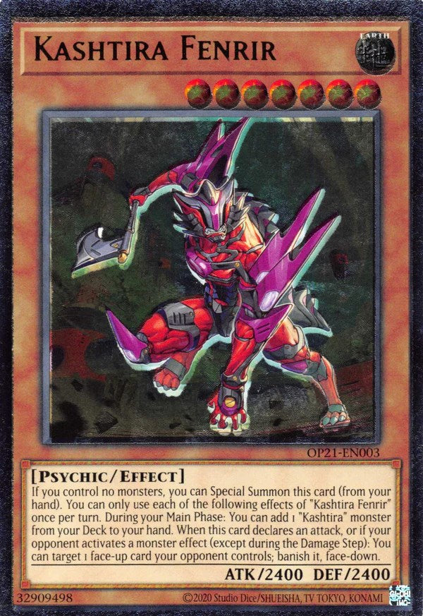 Kashtira Fenrir [OP21-EN003] Ultimate Rare | Odin's Place