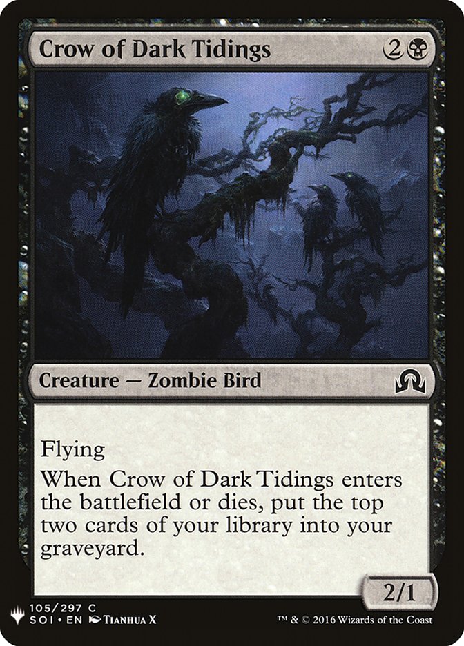 Crow of Dark Tidings [Mystery Booster] | Odin's Place