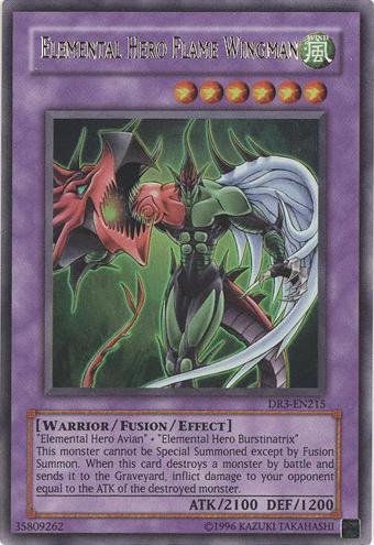 Elemental Hero Flame Wingman [DR3-EN215] Ultra Rare | Odin's Place