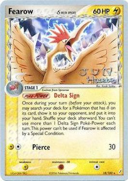 Fearow (18/100) (Delta Species) (Flyvees - Jun Hasebe) [World Championships 2007] | Odin's Place