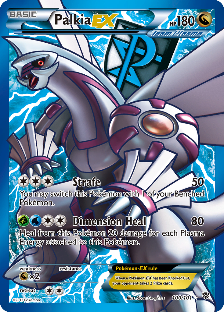 Palkia EX (100/101) [Black & White: Plasma Blast] | Odin's Place