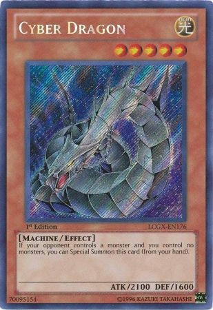 Cyber Dragon (Alternate Art) [LCGX-EN176] Secret Rare | Odin's Place
