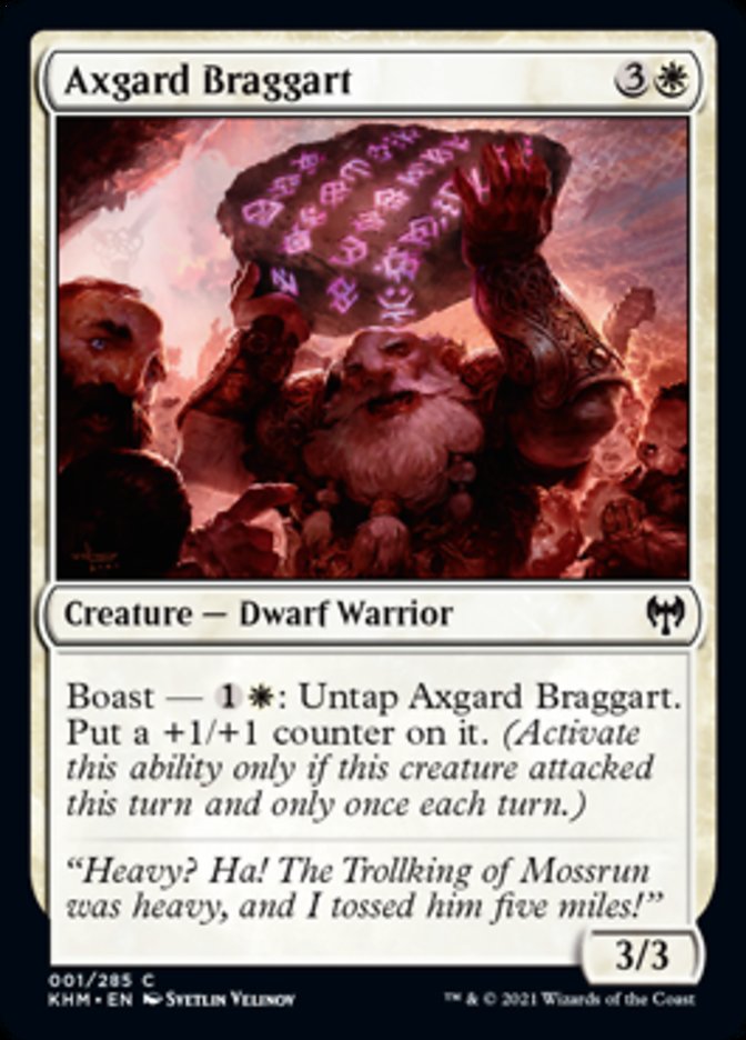 Axgard Braggart [Kaldheim] | Odin's Place
