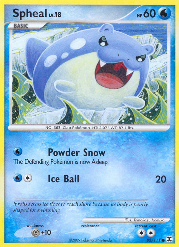 Spheal (82/111) [Platinum: Rising Rivals] | Odin's Place