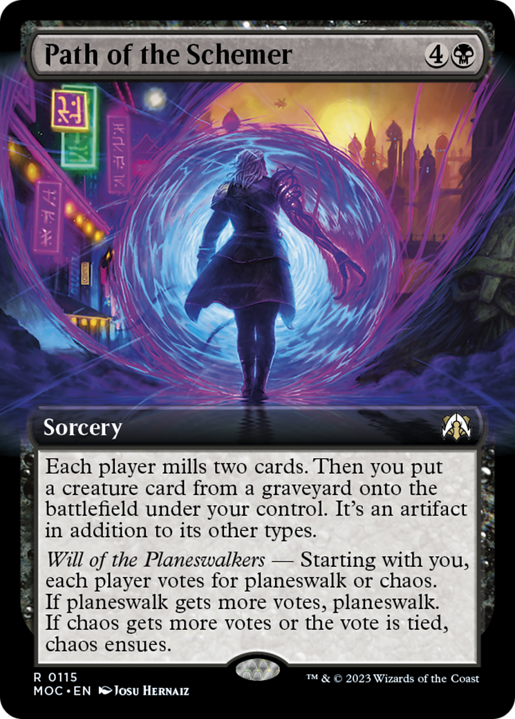 Path of the Schemer (Extended Art) [March of the Machine Commander] | Odin's Place