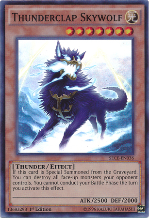 Thunderclap Skywolf [SECE-EN036] Super Rare | Odin's Place