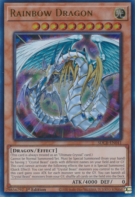 Rainbow Dragon [SDCB-EN041] Ultra Rare | Odin's Place