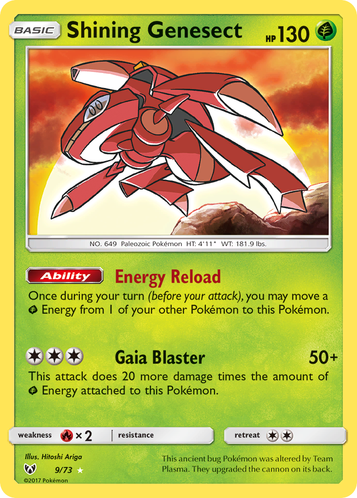 Shining Genesect (9/73) [Sun & Moon: Shining Legends] | Odin's Place