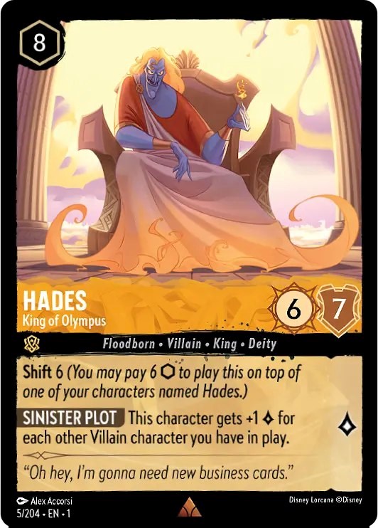 Hades - King of Olympus (Oversized) (5/204) [The First Chapter] | Odin's Place